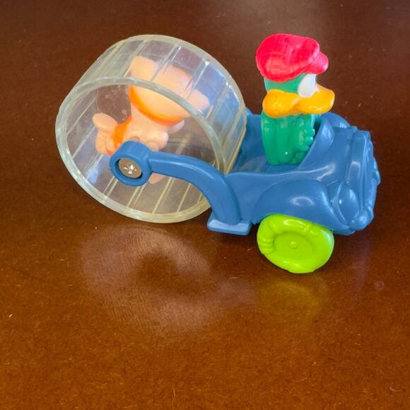 Vintage 1992 Warner Bros. Baby Looney Tunes DAFFY DUCK & PORKY PIG Toy Car - Picture 3 of 6